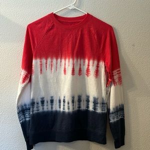 Like new Sonoma red white and blue sweatshirt size XS